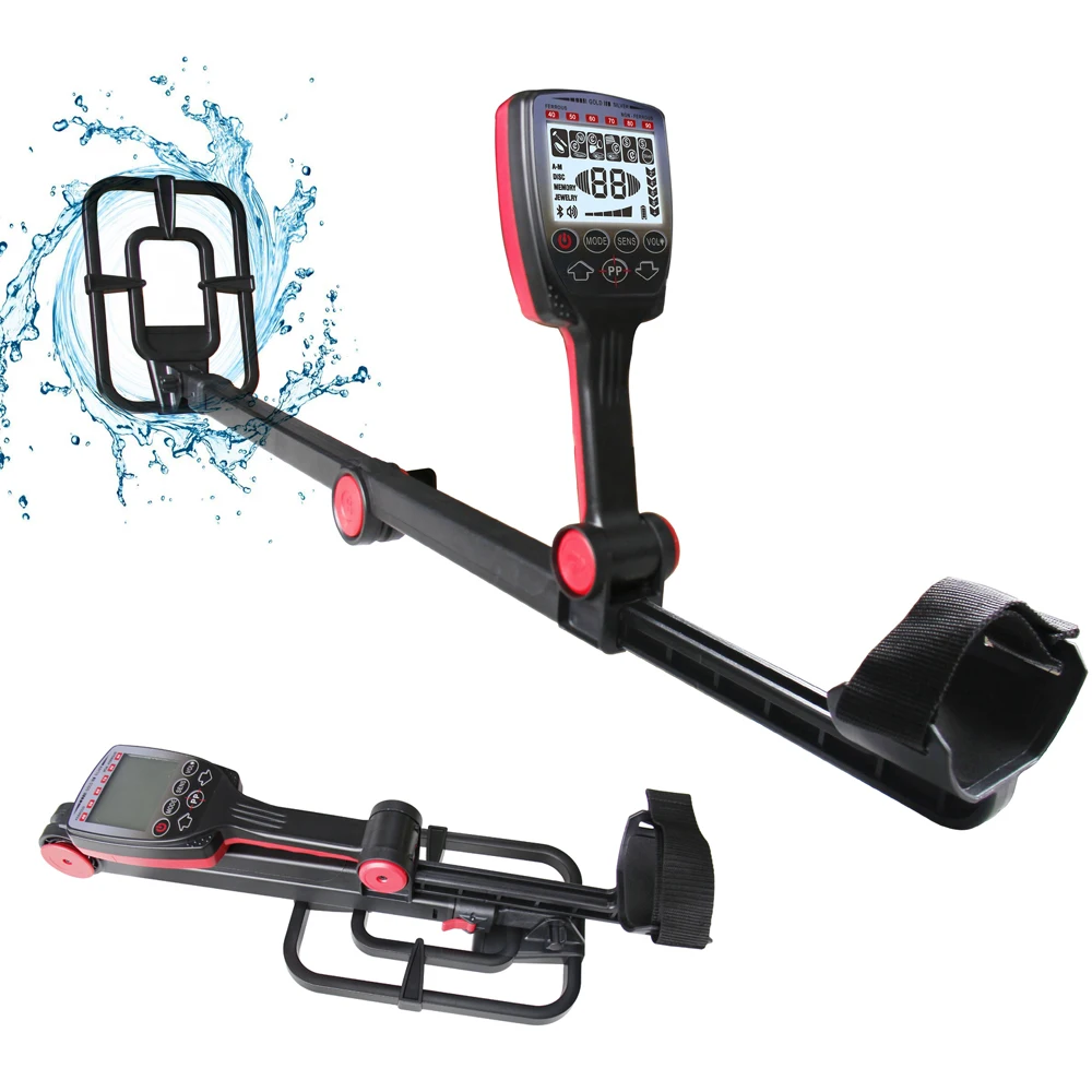 Professional Foldable Metal Detector TX-640 Adjustable Folding Metal Detector TX-610 with High Accuracy Waterproof Search Coil