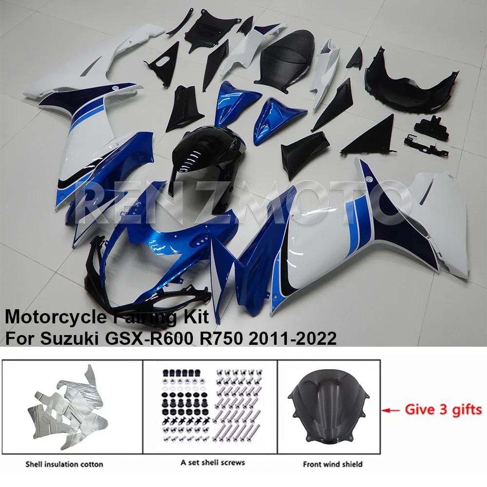 

Motorcycle Fairing Set Body Kit Plastic For Suzuki GSX-R600 R750 2011-2022 Accessories Injection Bodywork S0611-102a