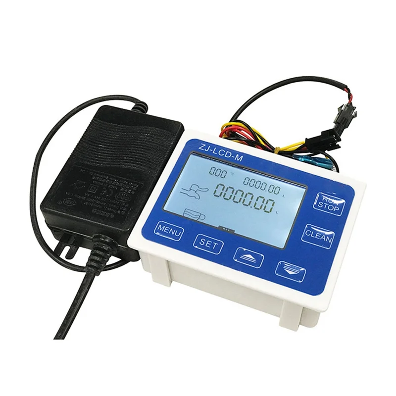 A88E-ZJ-LCD-M Цифровой расходомер воды 1/4 "автоматический контроллер потока PE электромагнитный клапан для эффективных систем орошения