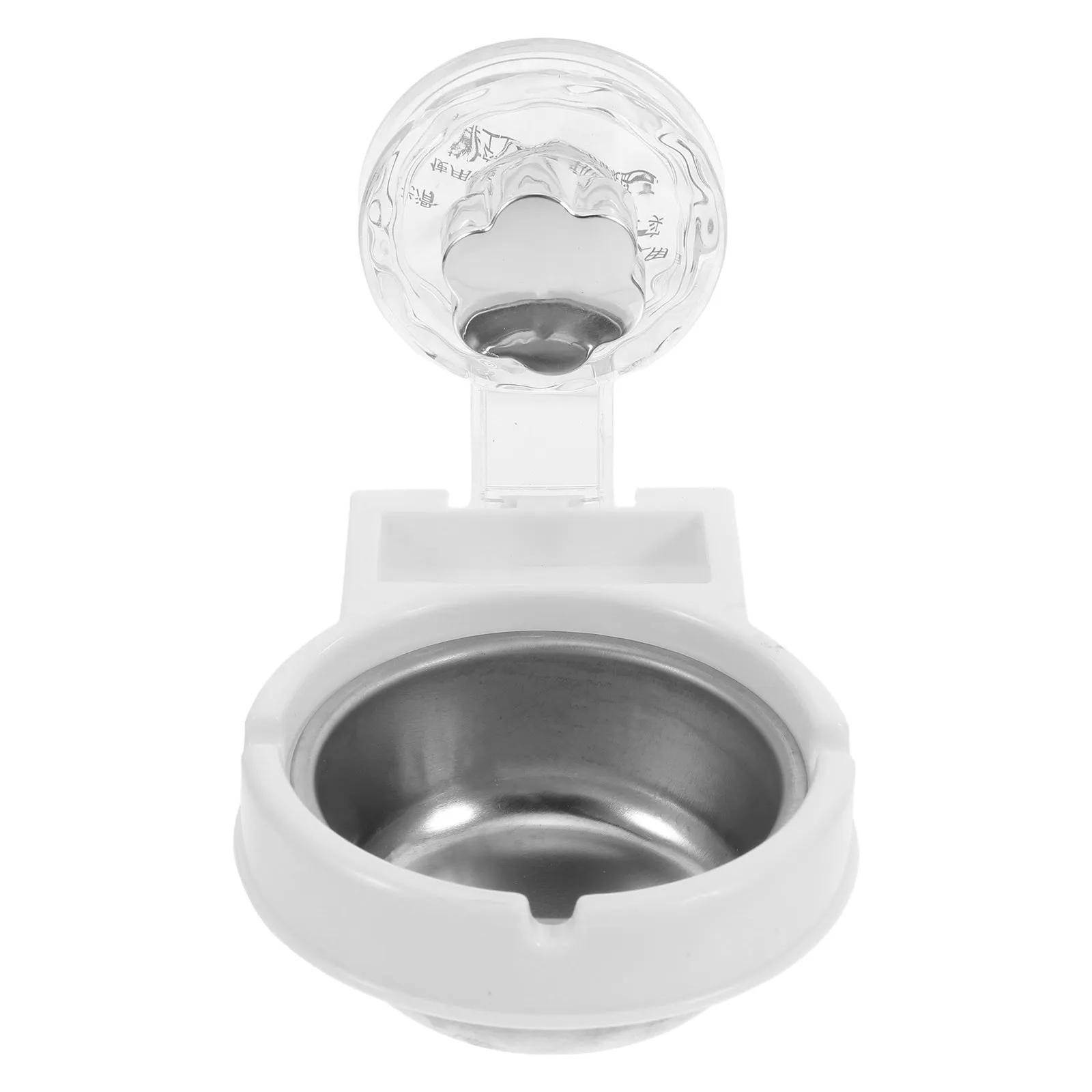 

Wall Mounted No-Drill Stainless Steel Ashtray For Bathroom Office Balcony Windproof Smokeless Minimalist Decorative Ash Tray