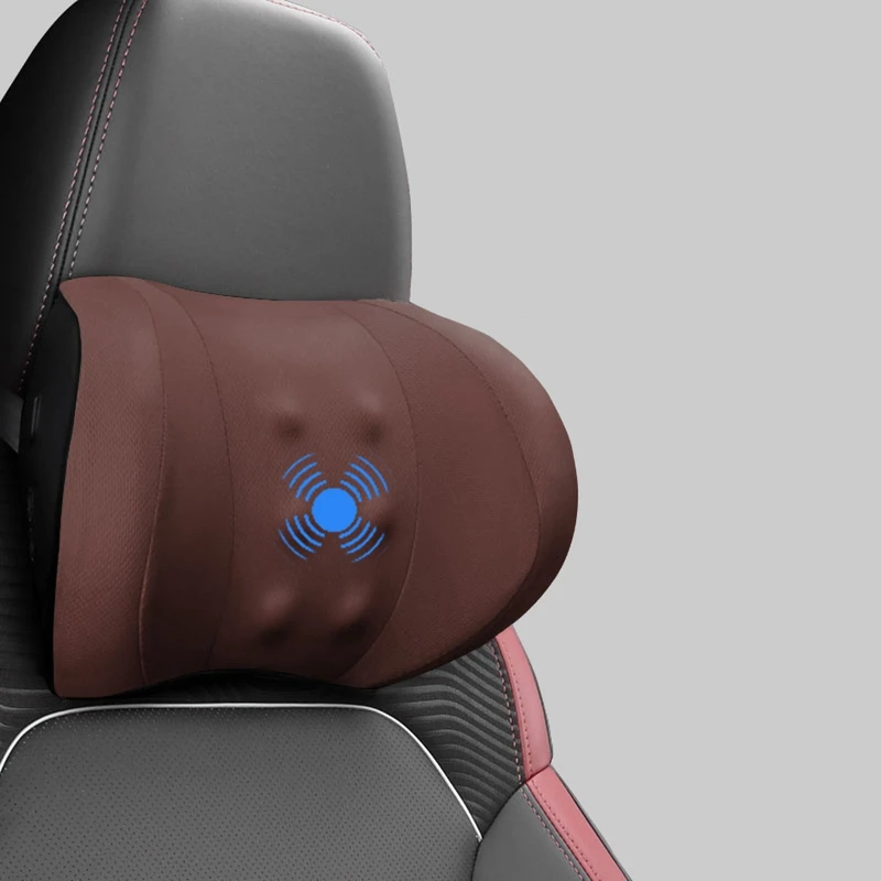 

Adjusted 6 Modes Car Seat Electric Massage Headrest Travel Pillow Memory Foam Support Cushion Auto Styling Vehicle Accessories