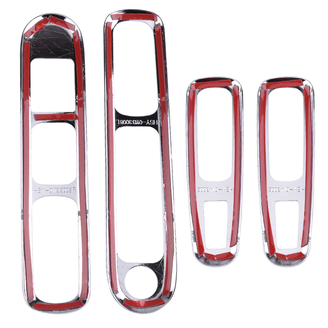 CITALL Car Door Armrest Panel Handle Holder Window Lift Switch Button Cover Trim Chrome For Peugeot 3008 2009 - 2013 2014 2015
