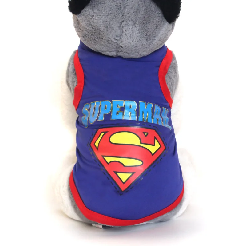 New cartoon pet vest Teddy dog clothes spring and summer small dog VIP cat pet clothes