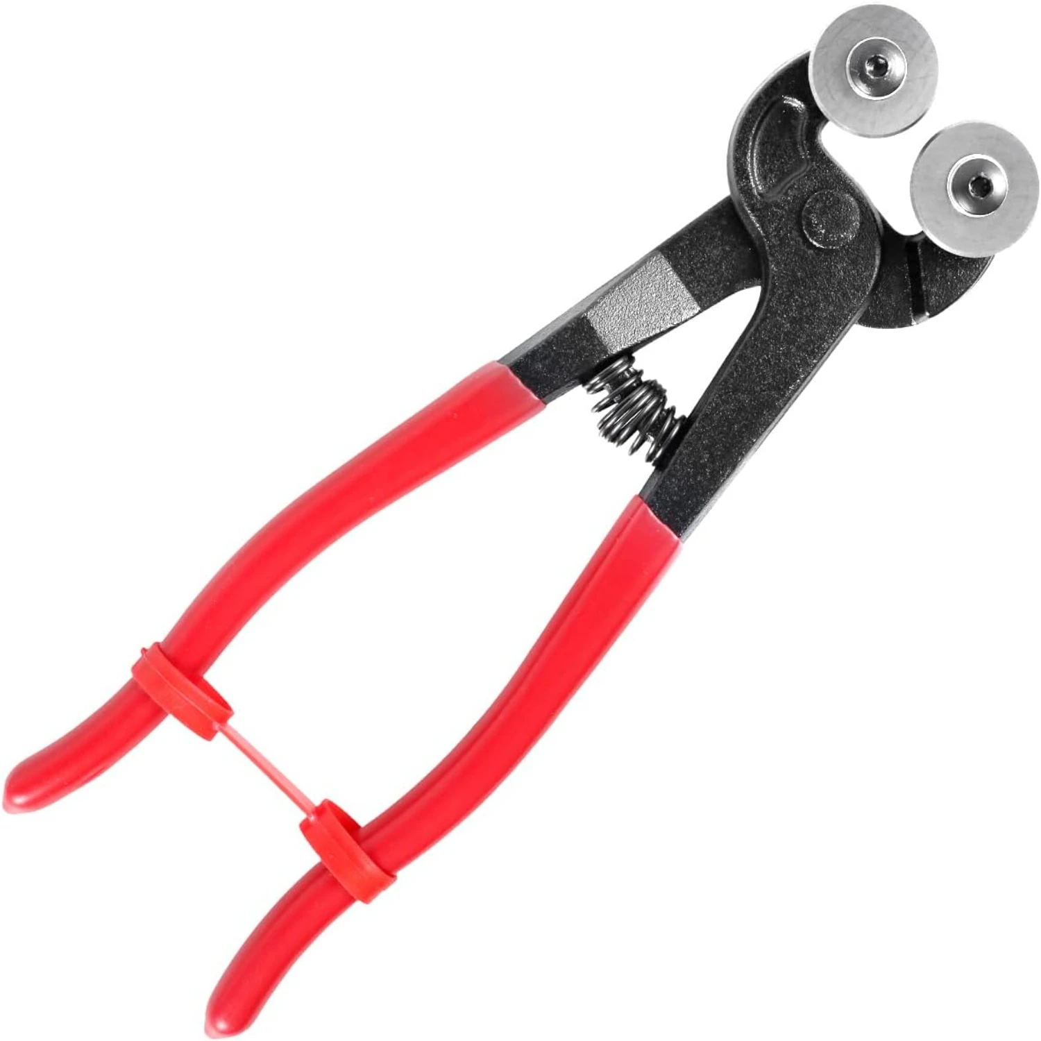 

Portable Heavy Duty 8inch 200mm Wheeled Glass Tile Nippers with Carbide Wheels - Mosaic Nippers Tool for Ceramic and Glass Cutti