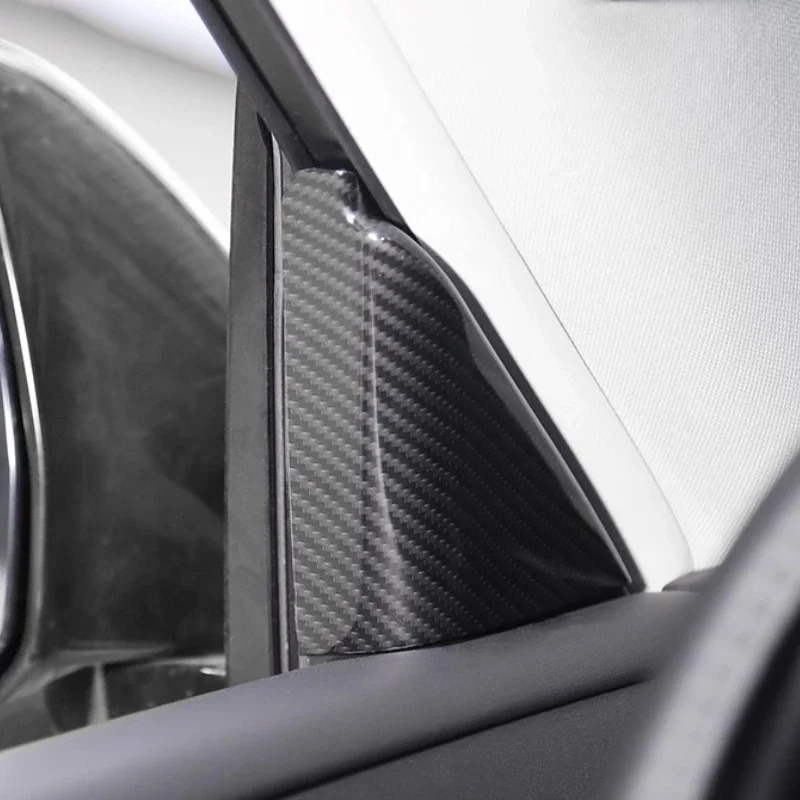For Nissan Patrol Y62 After 2017 Windows A-pillar Decorative Carbon Fiber Pattern Interior Suppliers Modifications Accessories