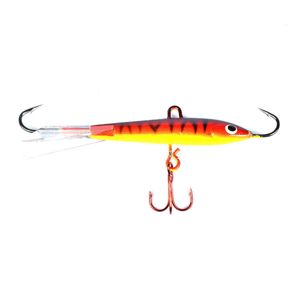 83mm/18g Künstlicher Harter Köder Bunte Balancers Jig Köder Harter Köder mit Minnow-Profil 3D-Augen Pesca Tackle Angelzubehör