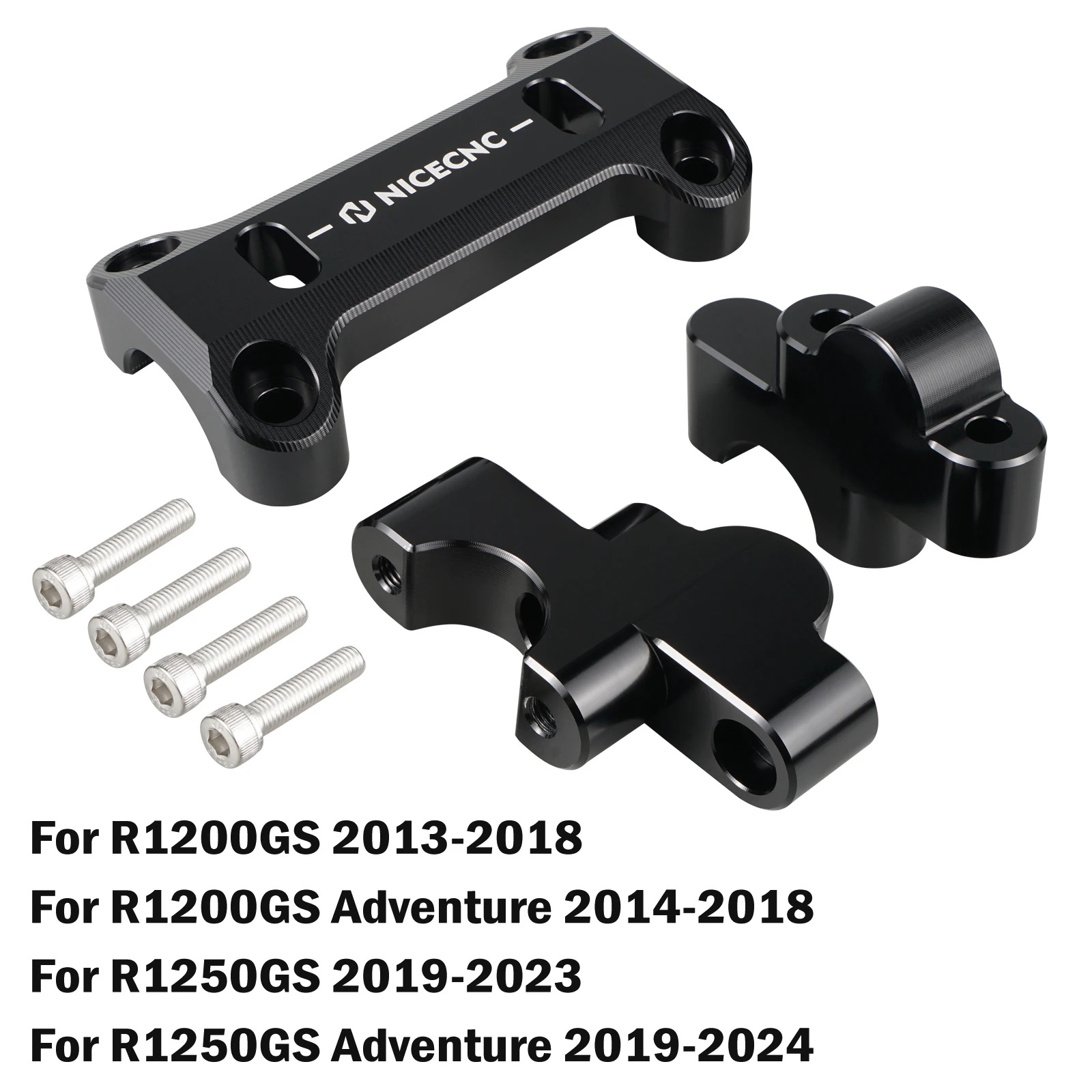 Motorcycle Handlebar Risers Pullback Handle Bar Mount Clamp for BMW R1200GS/Adventure R1200GSA R1200 GS GSA 2013 2014-2018
