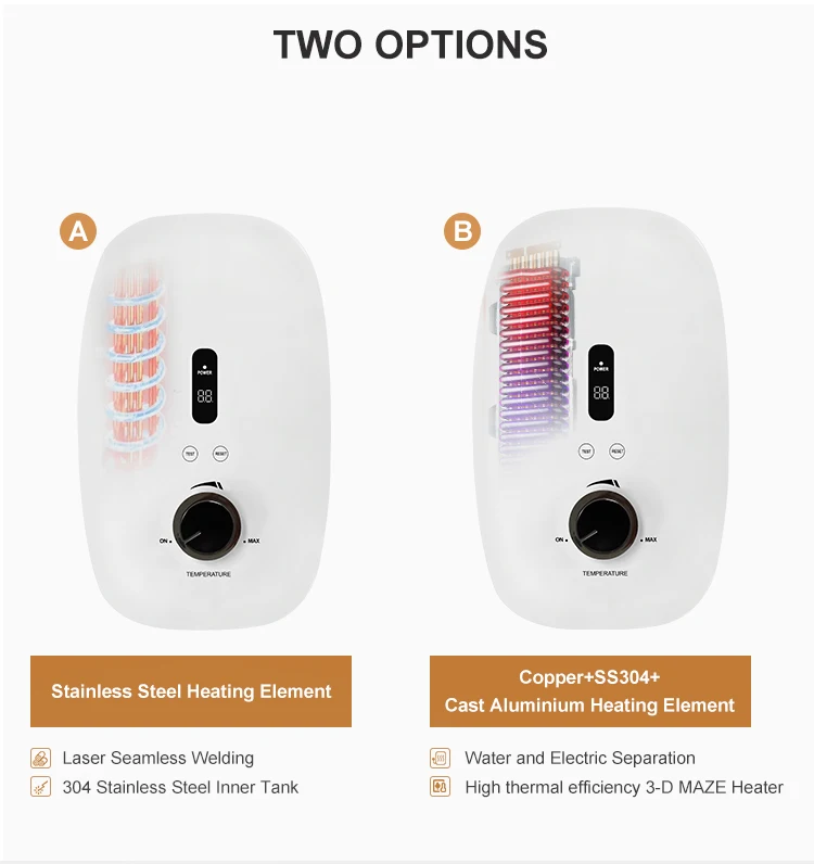 7KW 220V الذكية لحظة Tankless سخان مياه كهربي ترموستات توفير الطاقة التدفئة السريعة للمنزل الحمام دش المطبخ