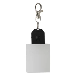 DIY Blank Acrylic Night Light Keychain Mini LED Keychain Rechargeable Light Outdoor Emergency & Daily Use for Kids