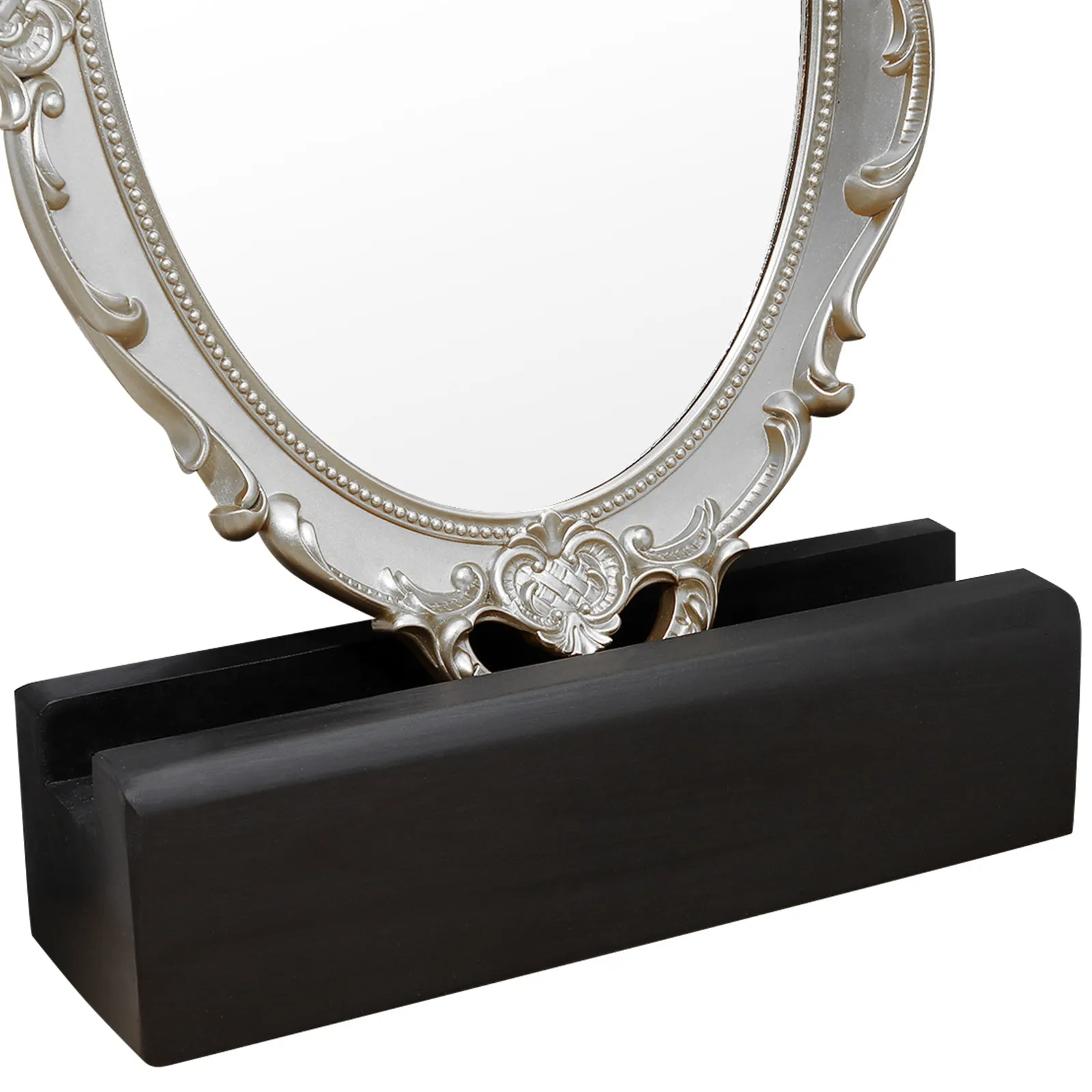 Wooden Mirror Support Mirror Stand Riser Natural Wood Stands Up Support Desk Holder Room Base Mirrors Stand Home Accessory