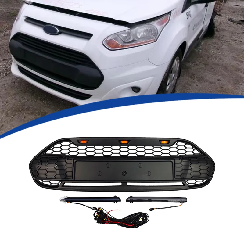 Suitable for 2014 2015 2016 2017 2018 North American version Transit Connect Modified Grille Car Grille Mesh Decoration