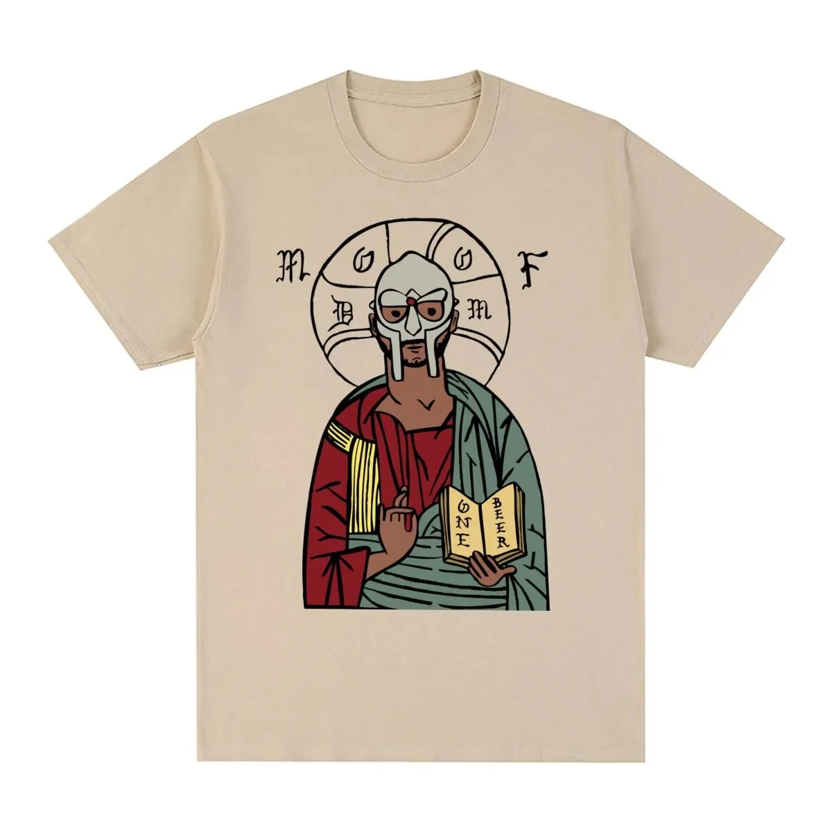 Mf Doom T-shirt w stylu Vintage klasyczna maska Retro Hip Hop imprezowa męska Plus rozmiar damska koszulka nowa koszulka koszulka