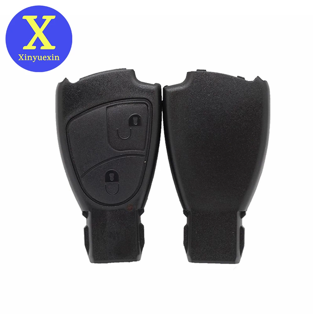 

Xinyuexin 2 Buttons Car Remote Key Shell for Mercedes Benz B C E S ML S SL SLK CLK CL Class AMG W203 W204 W210 W211 W212