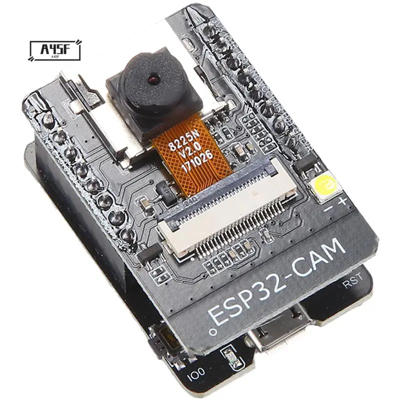 

Комплект модуля A45F-Wi-Fi Bluetooth ESP32, последовательный порт для веб-камеры Wi-Fi, макетная плата ESP32-CAM с модулем антенны