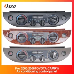 Araba klima havalandırma kontrol MAX otomatik kapalı dinlenme TOYOTA CAMRY 2003-2006 için çıkış paneli düğmesi merkezi kontrol düğmesi kapağı