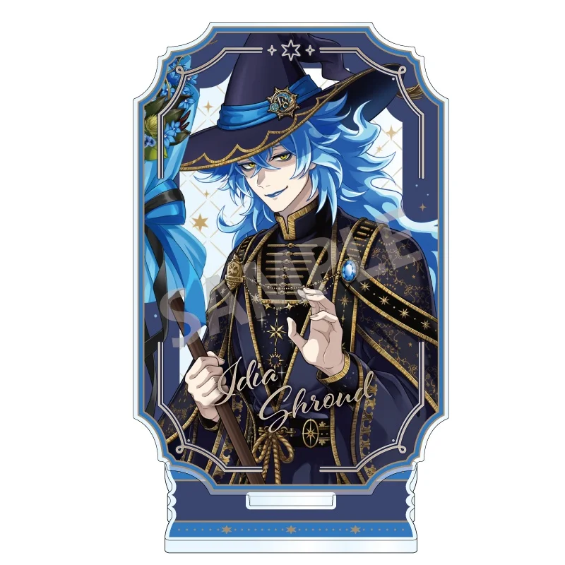Game Twisted Wonderland Acrylic Figure Stand Model Plate Desk Decor Cosplay Malleus Idia Azul Leona Jade Floyd Xmas Gift