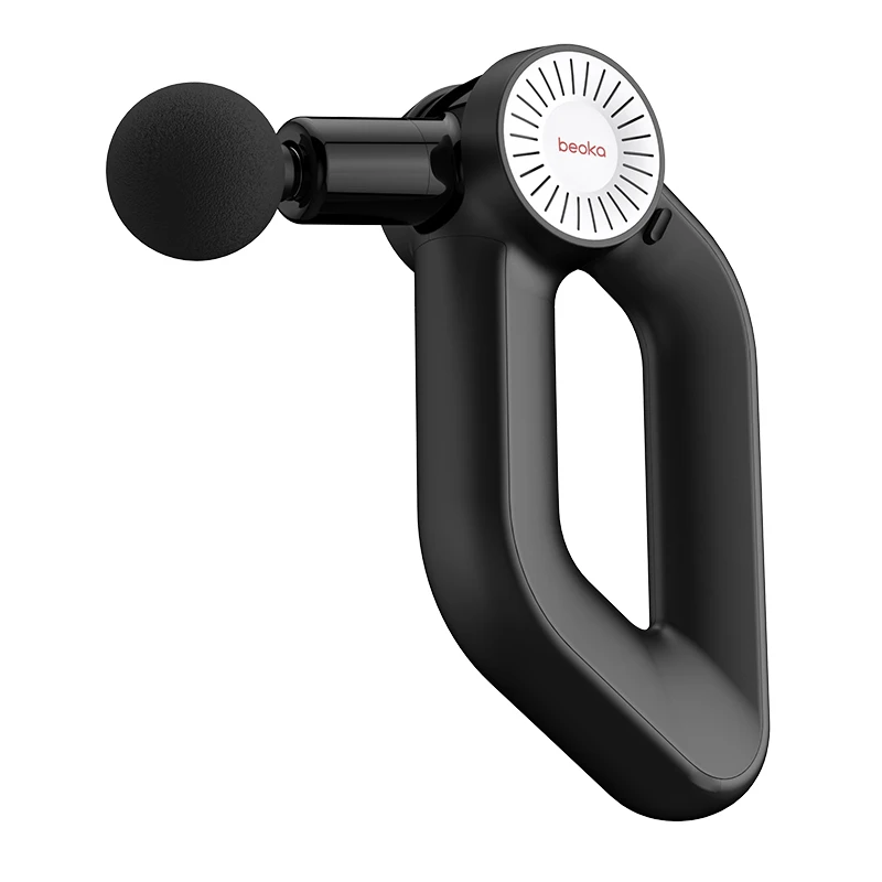 Beoka Massage Gun Heavy Duty Handheld D6 Heating Cooling Heads 30kg Stall Force LCD Touch Screen Fascia Feature