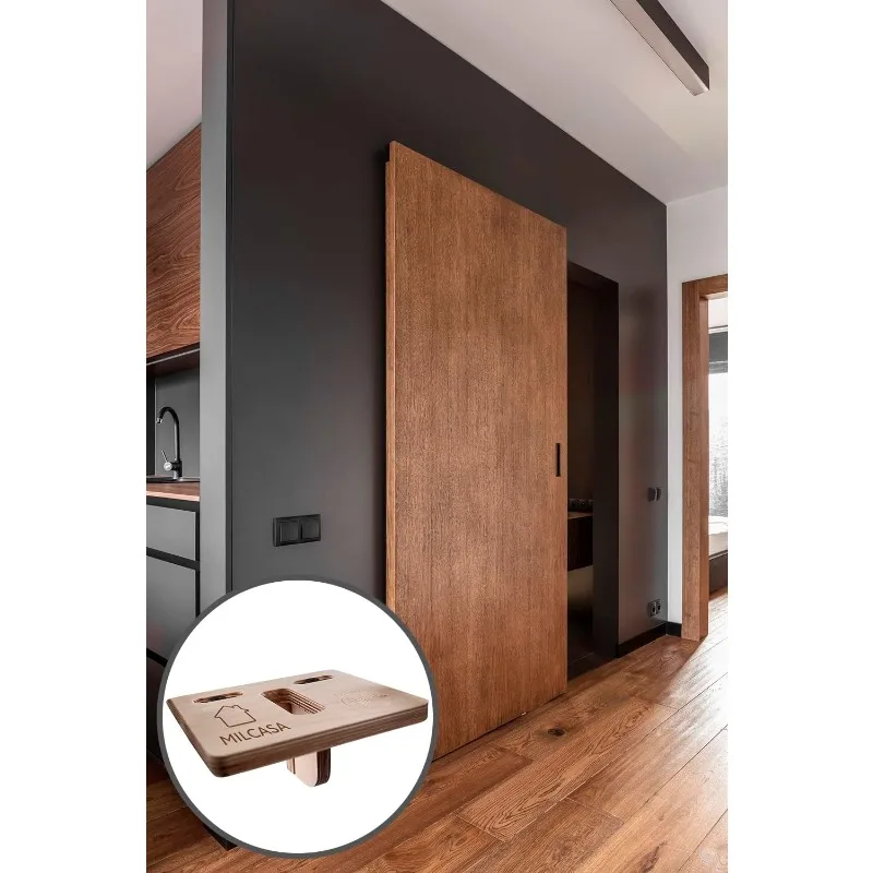 2 (1800) – (Door is NOT Included) - Completely Concealed Hardware and Track. Made in Italy. Free Template Included.