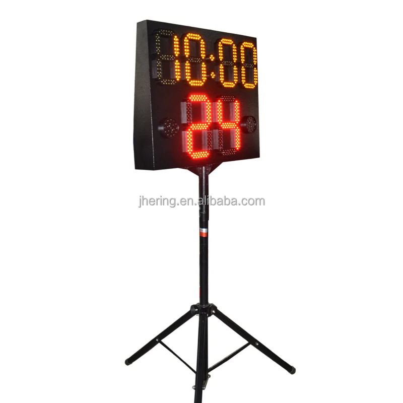 Jhering Game 24-Second Outdoor Digital Wireless LED Basketball Shot Clock New From China for Basketball Signage and Displays