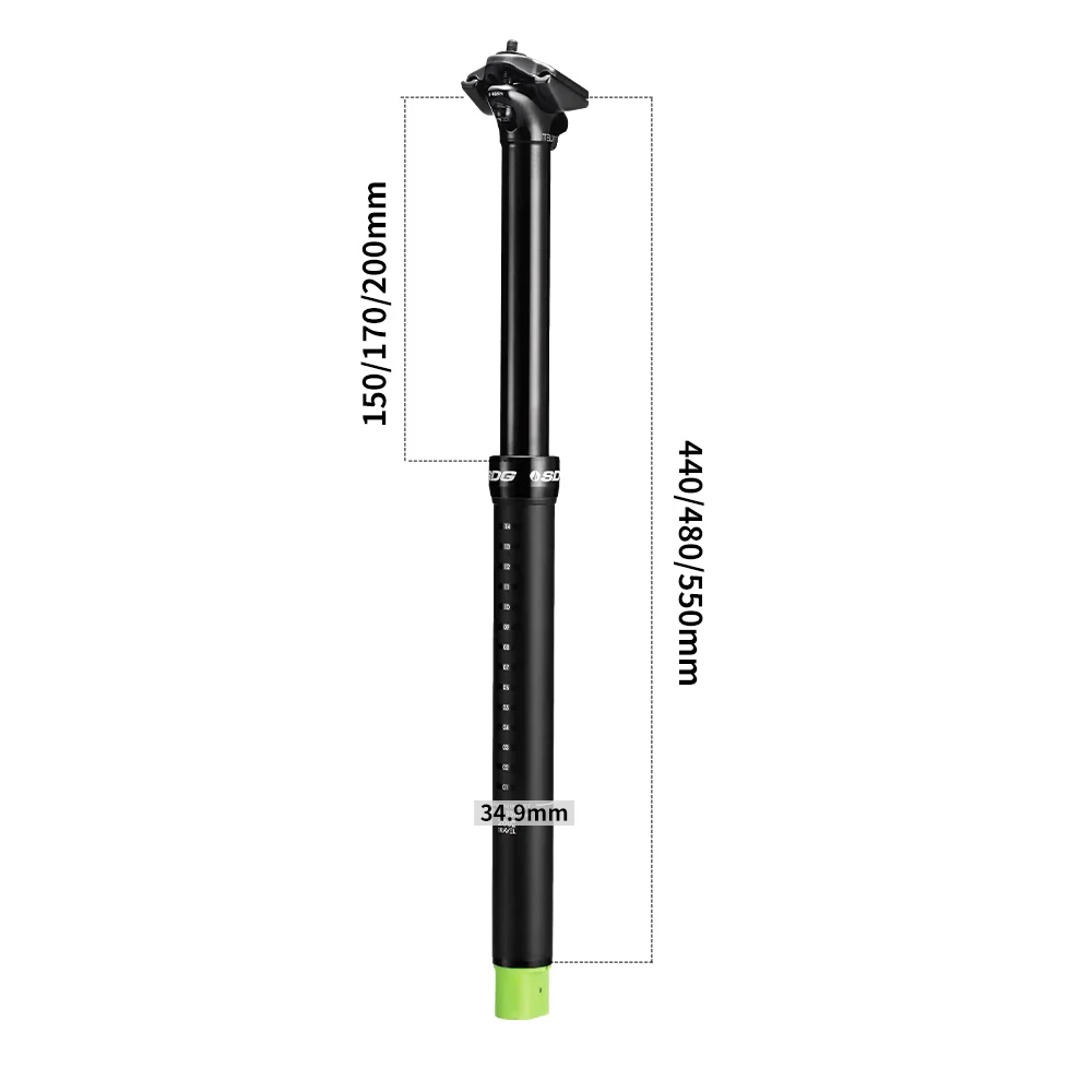 SDG Tellis V1 Lightweight Dropper Seatpost 34.9mm