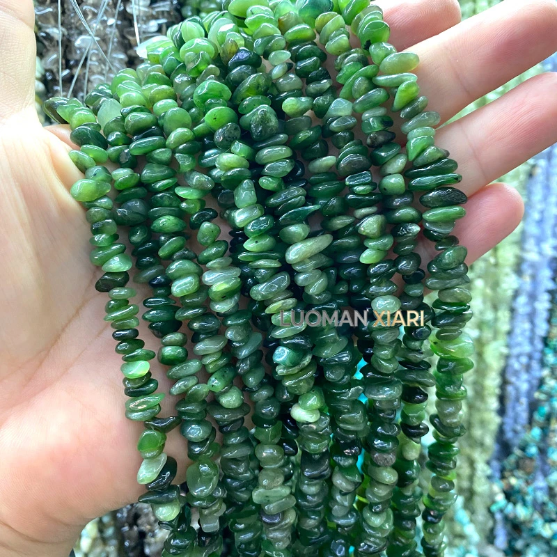 30 Zoll Naturstein Unregelmäßige Rohperlen 5-8mm Milch-Amethyst Zwischenperlen für Schmuckherstellung DIY Halskette Armband Anhänger Zubehör – Detail 13