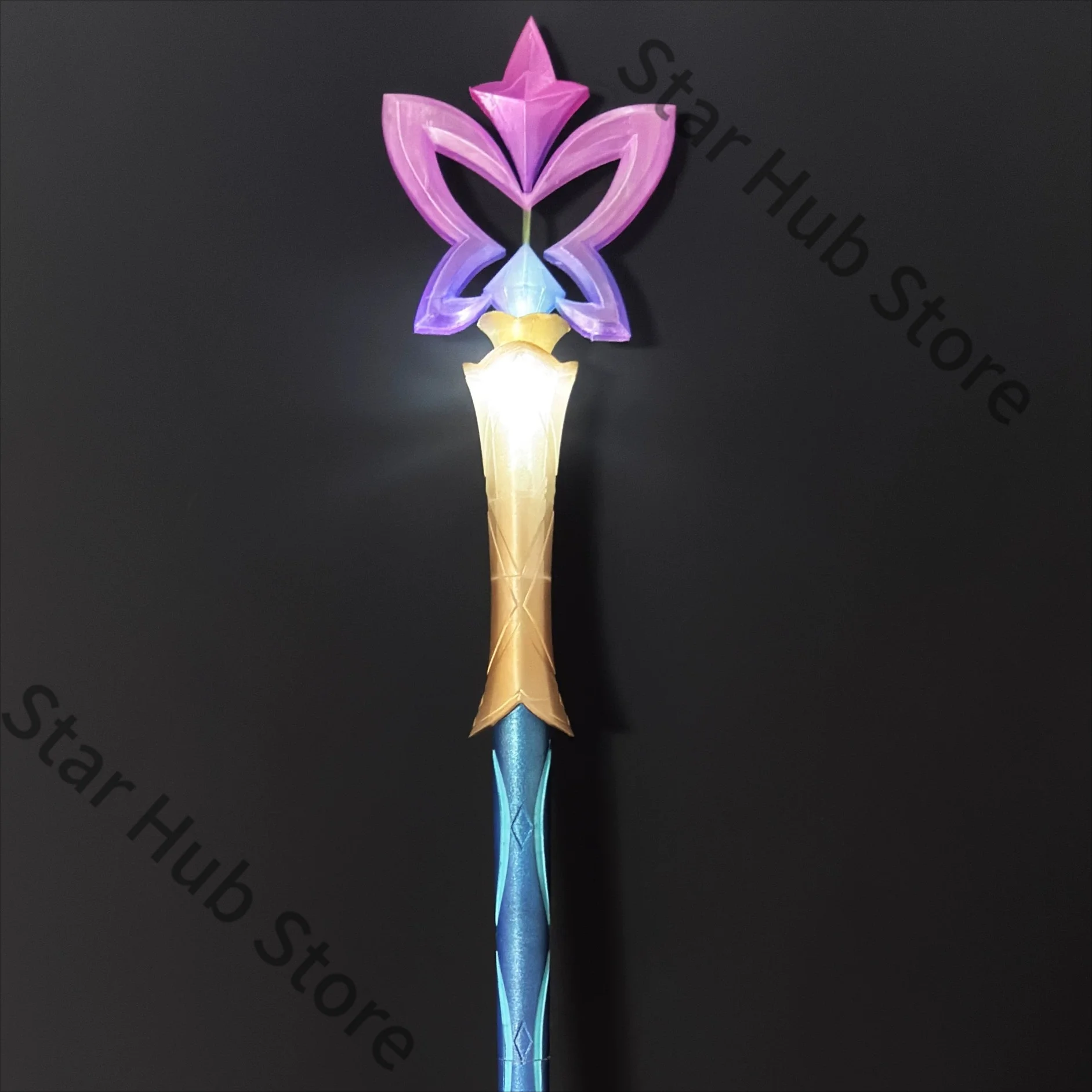 Genshin Impact Vesna Cosplay Anime Stage Prop Wand Shine Staves Detachable Holding An Object Props Animes Expo Game Gifts