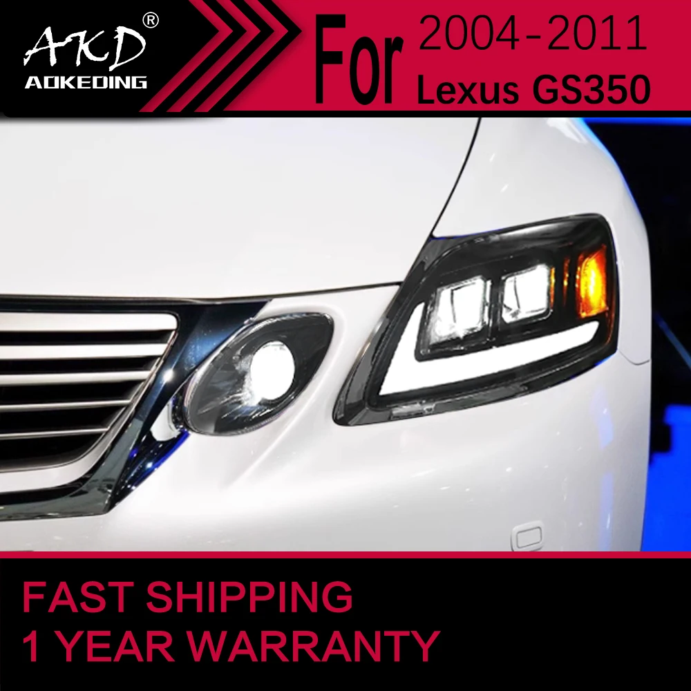 Lexus gs-車用LEDヘッドライト,2004-2012,gs300,gs350,dl