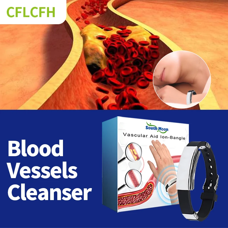 Blood Vessels Clean Ions Bracelet Prevent Arteriosclerosis Balance Energy Negative Improve Vascular Health Ions Wristband