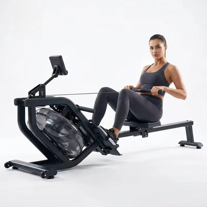 

Ready Ship Magnetic Water Rowing Machine Home Use Low MOQ Commercial Indoor Rower Hybrid Resistance System Steel 135kg