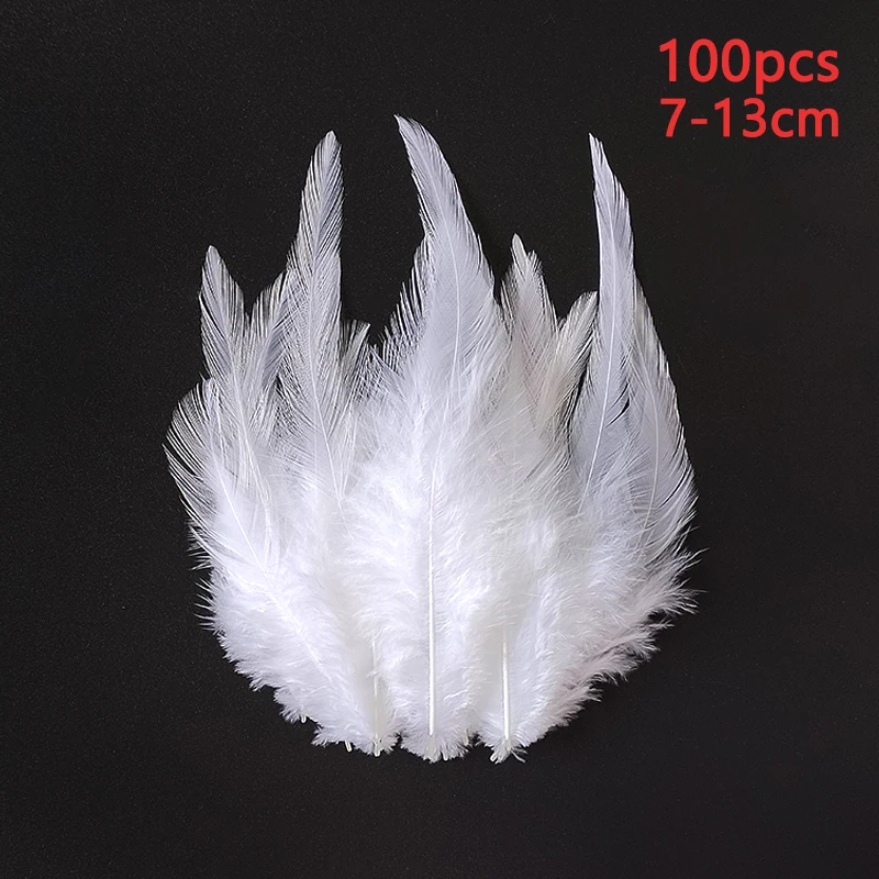6–13 cm lange weiße Federn, 100 Stück, Dekoration für Bilder, Baum, Salon, Haus, Pluma, Karneval, Traumfänger, Massage, Basteln, Piume – Detail 7