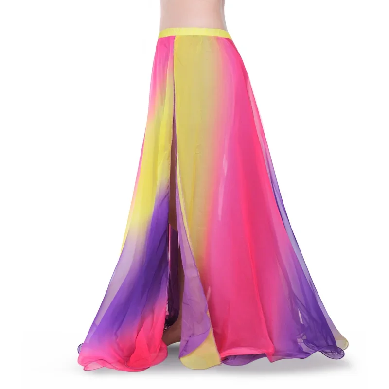 

Belly dance skirt for women colorful dancing skirts for belly dance performance Multicolor belly dance costume dancer dress