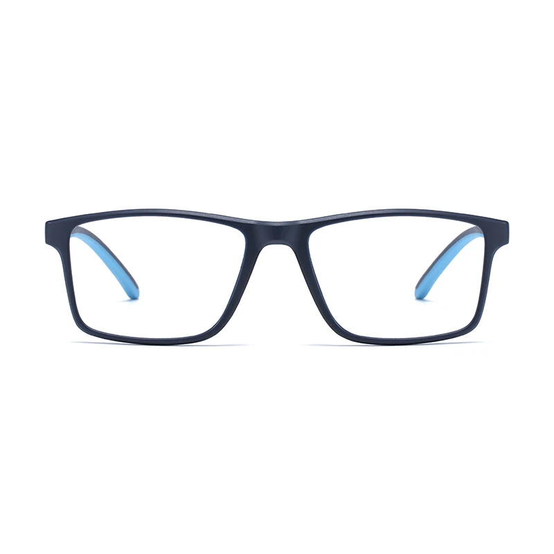 TH502 ماركة الموضة الرجعية مربع النظارات الإطار الرجال TR90 مشهد المرأة النظارات إطارات الحركة خفيفة النظارات القراءة