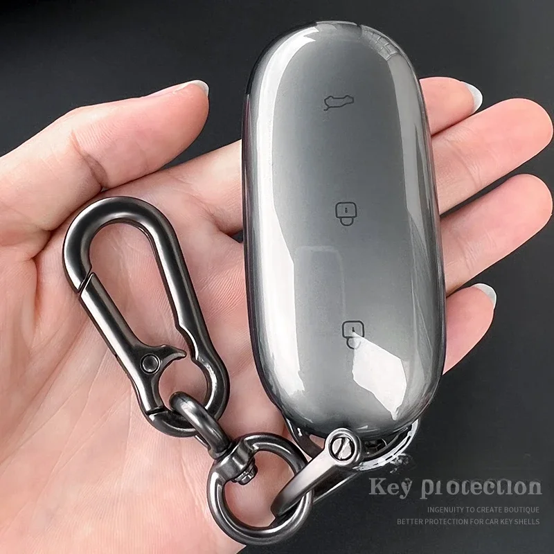 LeadingIdeal Car Key Set L7/L8/L9 Dedicated High-end Shell Buckle for Men and Women, Transparent All Inclusive PU