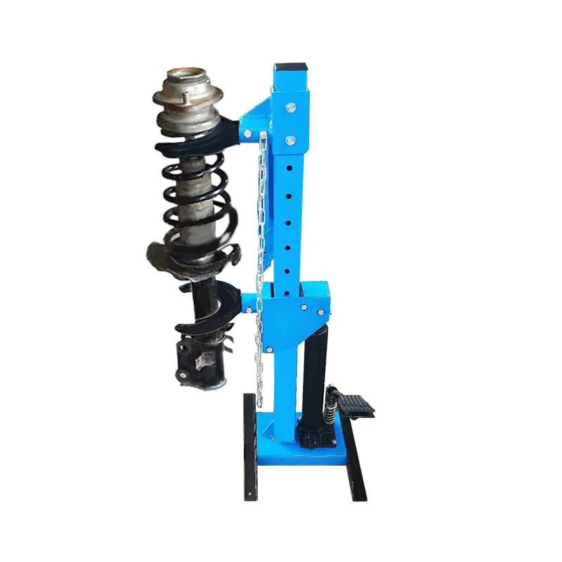 

Heavy duty pneumatic mechanical strut coil shock absorber spring compressor