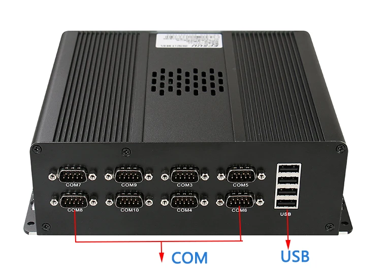 2025 الكمبيوتر الصناعي Mini-itx جزءا لا يتجزأ من اللوحة الأم إمدادات الطاقة 12 فولت تيار مستمر المدخلات 2 Lan كمبيوتر صغير J1900 Usb2.0 Win10 الصناعية