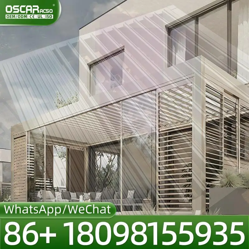 Polycarbonate Sheet Mini Greenhouse with Aluminum Frame for Warehouse Villa Outdoor Hotel Use pergolas