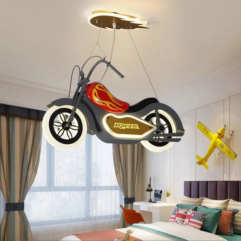 

Children's room bedroom lights, boys' creative simplicity American cartoon bar lamps