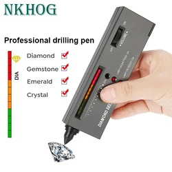 Professional High Accuracy Diamond Tester Moissanite Gemstone Gem Selector Jewelry Watcher Tool LED Diamond Indicator Test Pen