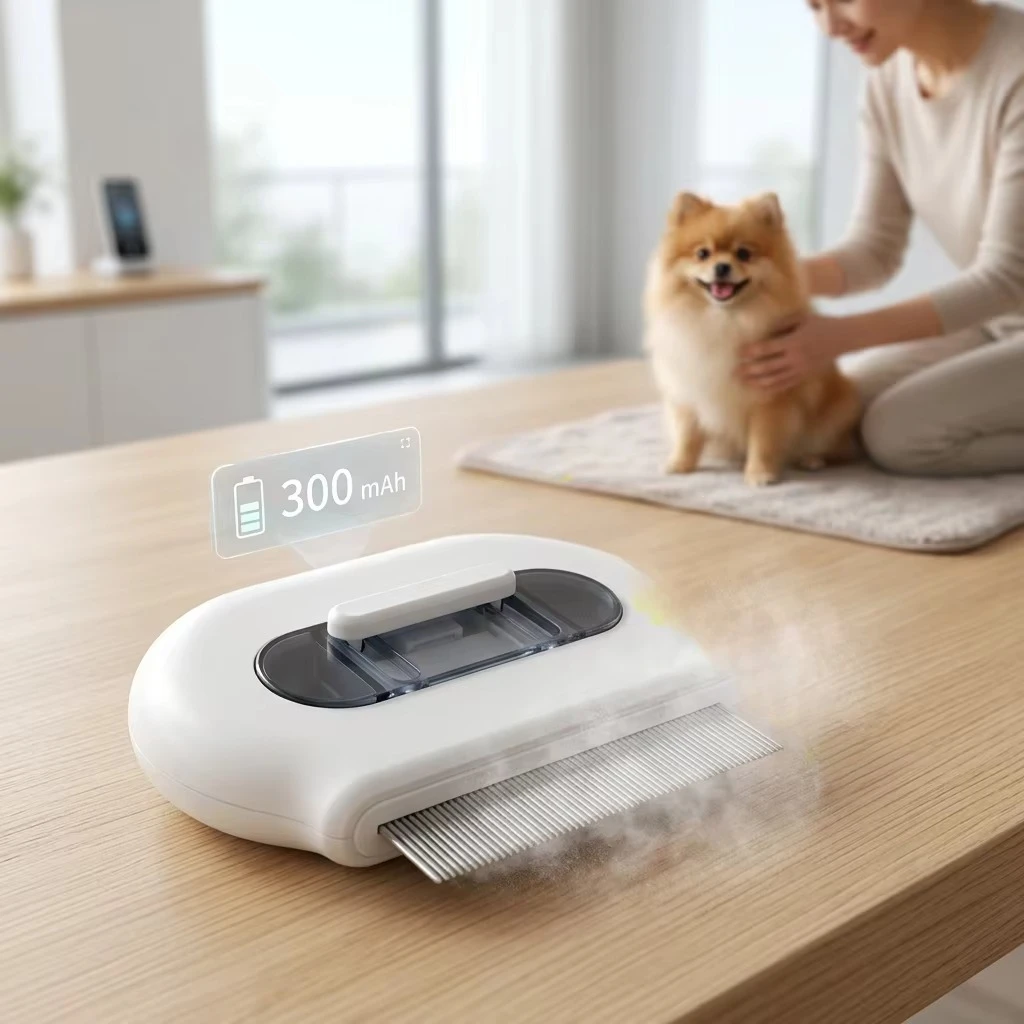 Pet Grooming Kit for Dogs & Cats with Water Mist Spraying Rechargeable Long-lasting Battery Life Eco-Friendly Portable Easy Use