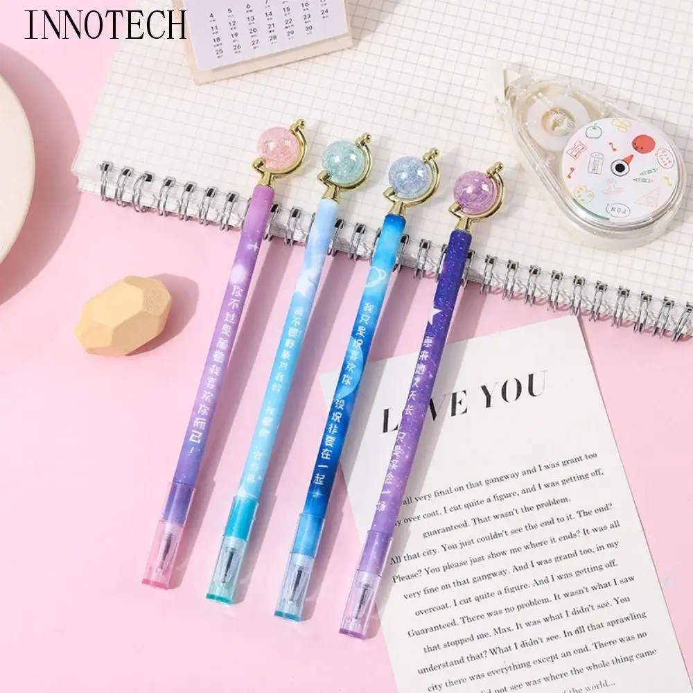 

Writing Smoothly 12 Constellations Pens Quick-Drying ST Nib Fairy Stick Gel Pen Black Ink 0.5mm Neutral Gel Pens Back To School
