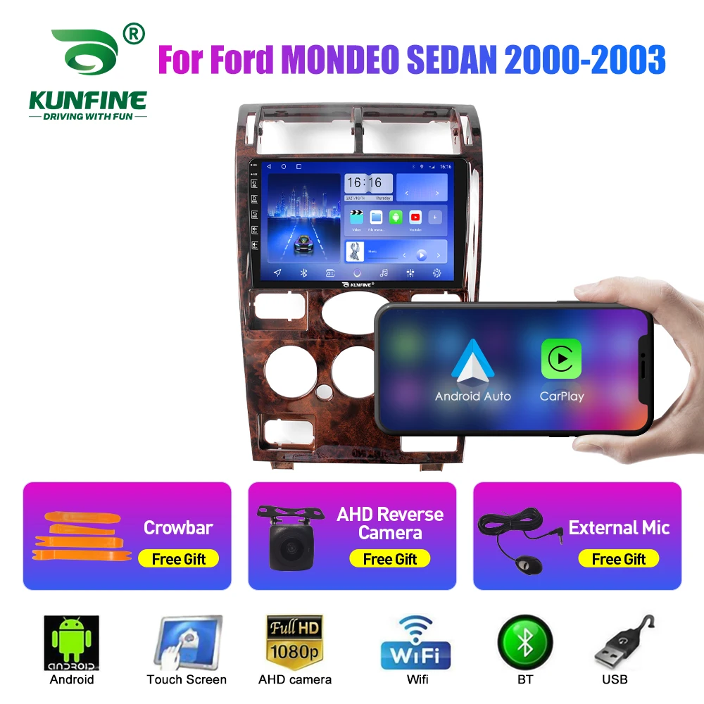 

Автомобильный радиоприемник для Ford MONDEO SEDAN 2000-2003 2Din Android Автомобильная стерео DVD GPS-навигационный плеер Мультимедиа Android Auto Carplay