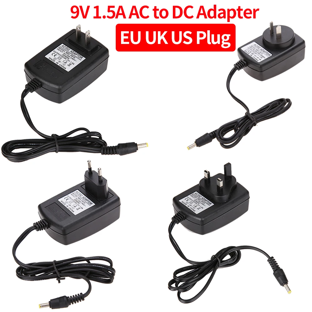 Switching Power Supply AC to DC 9V 1.5A Power Adapter Electronic Power Supply Adapter Converter