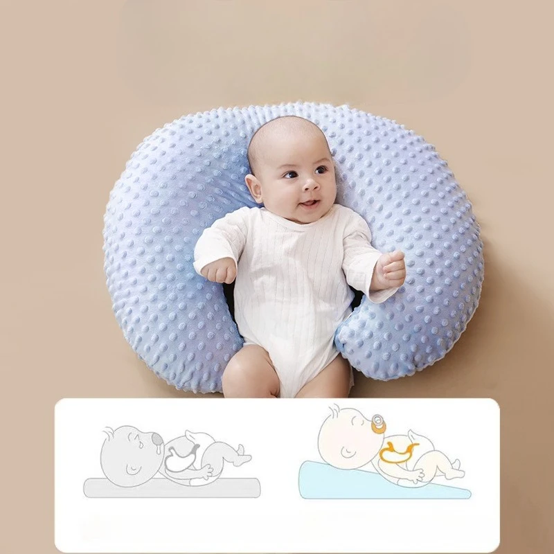 Soft Comfortable U Shaped Baby Breastfeeding Pillow Nursing Cushion Solid Color Breastfeeding Pillows Baby Nursing Pillows New