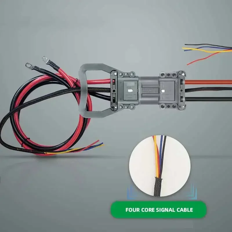 REMA 80A/160A Forklift Battery Charging Connector Industrial Quick Plug DC 150V Large Current 320A Male Female Power Connectors view 4