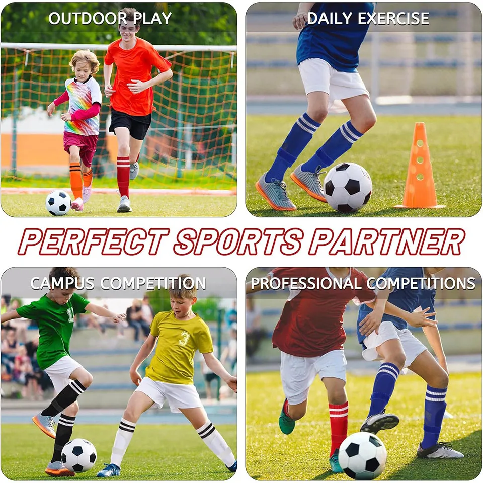 Loogdeel Calcio Calzini da calcio per bambini A righe al ginocchio Sport da corsa Sport all'aria aperta Calze sottili per adulti Uomo Bambini