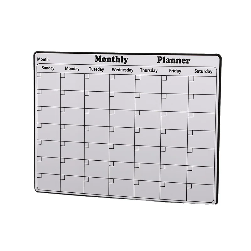 Dry Erase Magnetic Calendar - Reusable Monthly Planner Set​ - Image 5