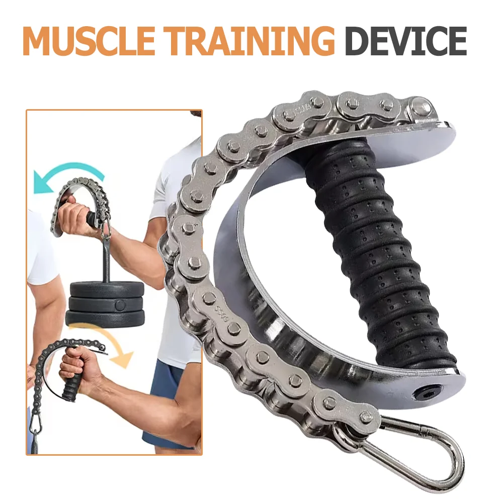 Armmuskeltrainingsgerät, Handgelenkskrafttrainingsgerät, Fitness-Griff-Handgelenkstrainer für Wrestling-Übungen, rutschfestes Design, für Armkrafttraining