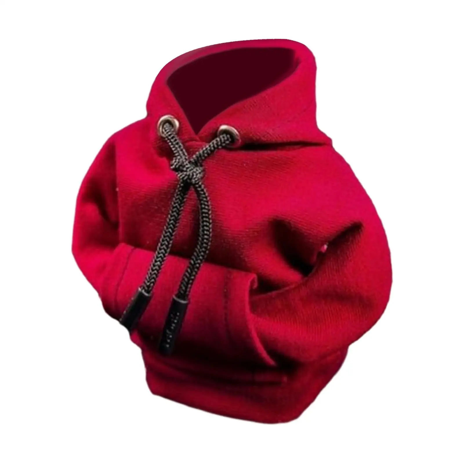 อุปกรณ์ตกแต่งภายในรถยนต์ ฝาครอบหัวเกียร์แบบมีฮู้ด สไตล์เสื้อฮู้ด ผ้าเนื้อนุ่ม ใช้ได้กับรถยนต์ทุกรุ่น