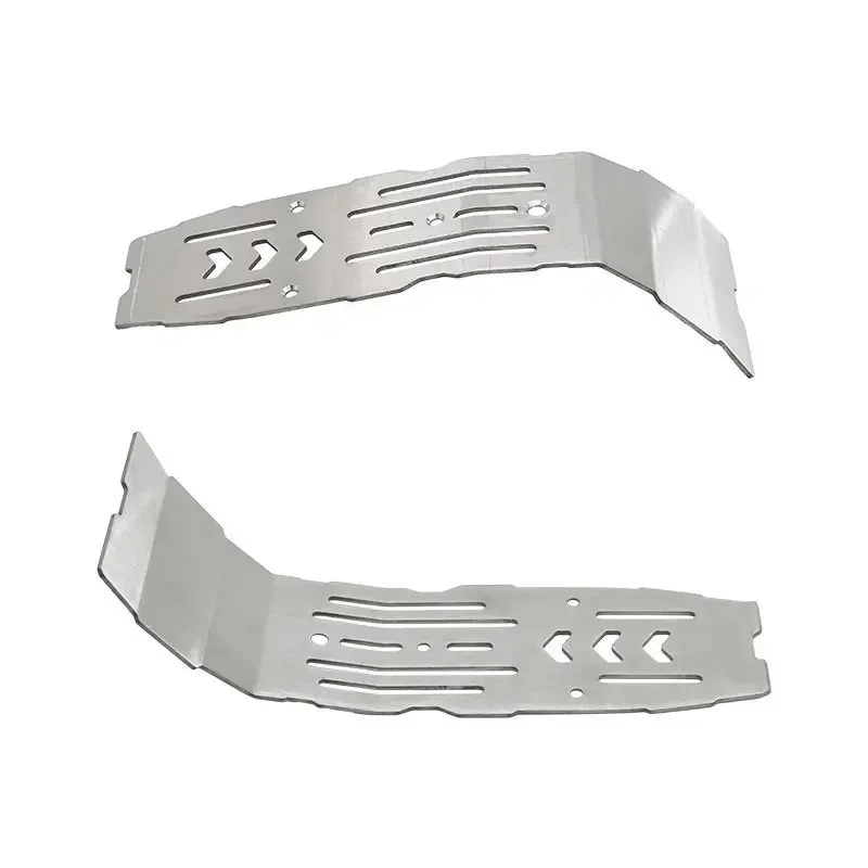 Plaque antidérapante de Protection d'armure de châssis en acier inoxydable en métal pour Arrma 1/8 Mojave 4S 4X4 RC, pièces de mise à niveau de voiture