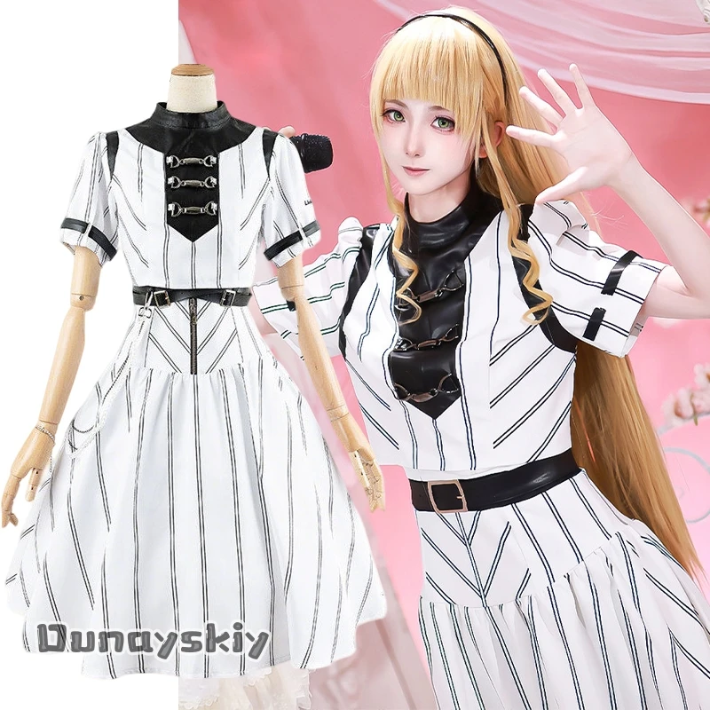 

Anime LoveLive! Liella Second Sparkle Heanna Sumire Cosplay Costume Stripe JK Dress Woman Uniform Halloween Carnival Dress Up